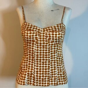 Polka Dot Corset Top SPORTMAX Size Small